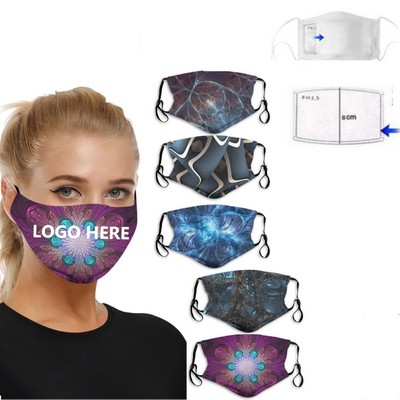 Face Mask w/Filter Pocket